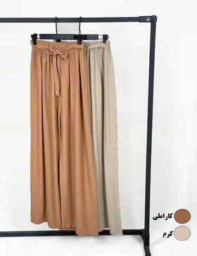 شلوار نیم بگ نخی کد : 150032