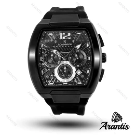 ساعت مردانه رومانسون دایمند سه موتوره مشکی m-10196