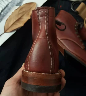 بوت دست دوز رویه چرم