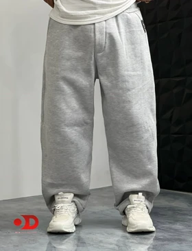 جاگر بگ پارچه دورس ضخیم طوسی روشن ملانژ قد 110 سانت کپ خفن 2026