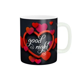 ماگ طرح جذاب شب بخیر کد 488