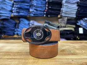 کمربند عسلی مردانه GUCCI