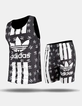 ست رکابی و شلوارک مردانه Adidas