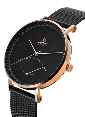 ساعت مچی مردانه اباکو Obaku اورجینال مدل V213GUVBMB