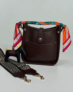 کیف پاسپورتی HEARMES  کد : 1100262 (قهوه ای)