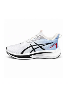 کفش کتانی مردانه زیره بست مدل رانینگ اسیکس سفید ابی Asics