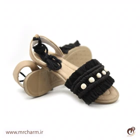 ست صندل و کیف دست بافت زنانه mrc2416-02