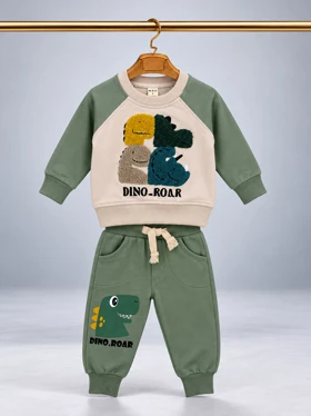 بلوز شلوار dino road هوم کیدز