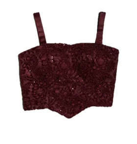 کراپ دانتل قرمز