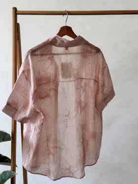 ست سه تکه شومیز و شلوارک حریر