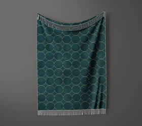 شال مبل ریش دار sofa shawl 87