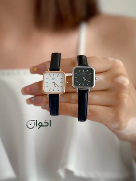 ساعت دنیل ولینگتون چرمی مربع اصلی