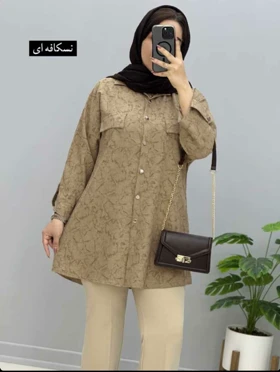 شومیز مانتویی گیسو