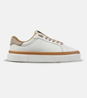 کفش کتانی مردانه کرم قهوه ای Louis Vuitton مدل 7514