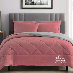 روتختی مینیمال کتان مخمل طرح لوزی