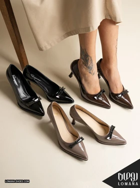 کفش پاشنه نیکناز لومانا - کد 2709