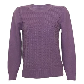 بلوز بافت زنانه طرح برجسته وارداتی