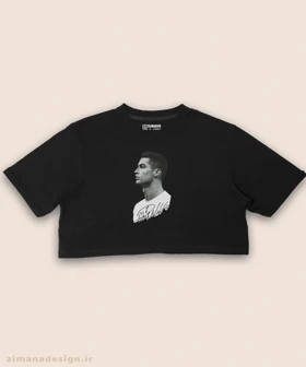 کراپ زنانه طرح کریستیانو رونالدو کد 960