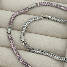 گردنبند زنانه تنیسی کد 867