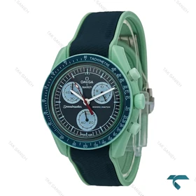 ساعت امگا سواچ بند رابر ماموریت به زمین سبز Swatch-7604-U