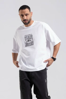تیشرت باکسی PULL & BEAR یونیسکس