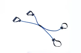 کش ورزشی آبی تن زیب- بادی شیپر- 80 سانت- سختی 2 ( نسبتا سبک)