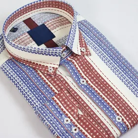 پیراهن طرح دار چاپی
