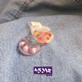 انگشتر رزینی بزرگ