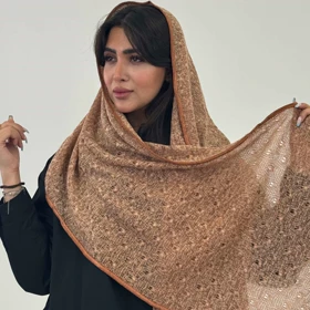 شال قلاب بافی دورگان (آجری)