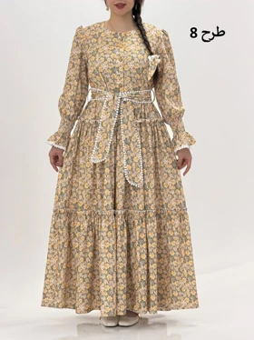 3881-پیراهن ماکسی پری دخت