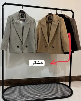 پالتو پشمی مدل کجراه پشت بلند کد 770
