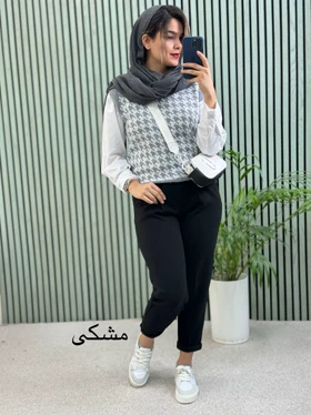 شلوار فوتر موهر دار