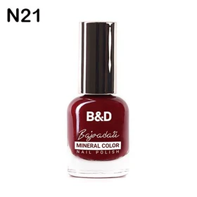 لاک ناخن بی اند دی B&D ساده سری N