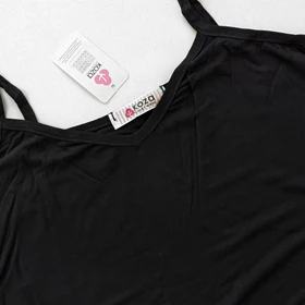 ست تاپ وشلوارگترداربرندکوزا 109210مشکی