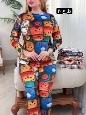 ست مخمل برفی 3602