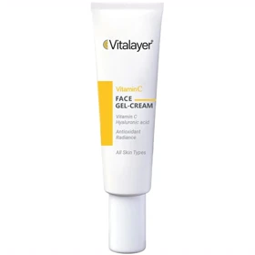 کرم ژل صورت ویتالیر حاوی ویتامین سی، جوانساز و روشن کننده حجم 30ml مناسب انواع پوست