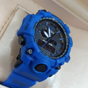 ساعت اسپرت بی بی جیشاک رنگ آبی کاربنی