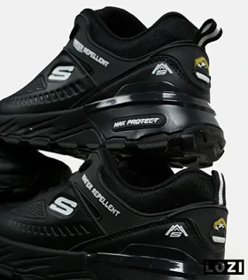 کفش کتانی مردانه مشکی SKECHERS water repellent