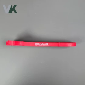 کش پاورباند مقاومت 1/3 سانت برند کش ورزشی تراباند (Theraband) شناسه 10100344 (قرمز)