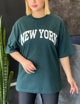 تیشرت لانگ NEW YORK کد : 2128