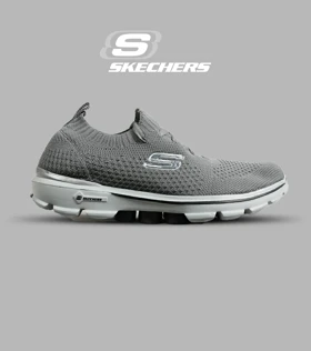 کتانی طبی مردانه و زنانه طوسی اسکیچرز SKECHERS مدل 6378