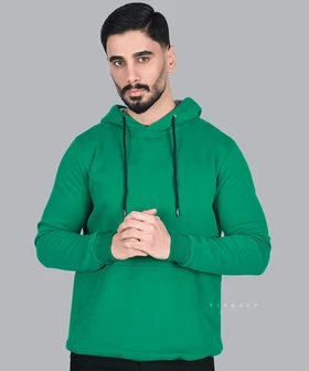 هودی سبز ساده برند تیپ نتی 3077