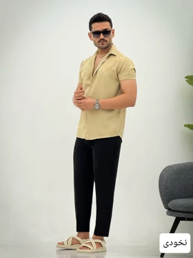پیراهن مردانه کوتاه پلو_کد4259