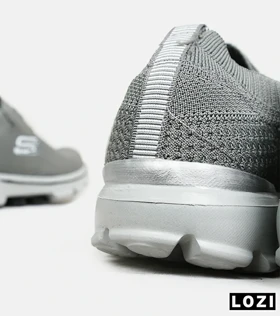 کفش کتانی بزرگ پا خاکستری SKECHERS