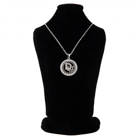 گردنبند دخترانه مدل DIOR نگین‌دار