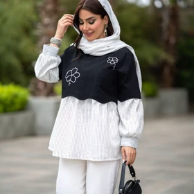 شومیز دخترونه مدل ژینا کد 1575