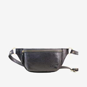 کیف دوشی چرم زنانه مدل d083 (مشکی کرو)