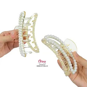 کلیپس موی جدید زنانه طرح مرواریدی