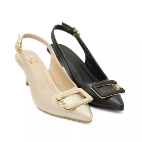 کفش مجلسی زنانه پاشنه‌دار 5 سانت مدل 400937 _ sandal valentino
