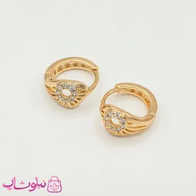 گوشواره حلقه‌ای دخترانه ژوپینگ مدل چشم